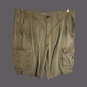 Urban Papeline hits at free Men's Tan Cargo Shorts Brown Size 34 Y2K street wear